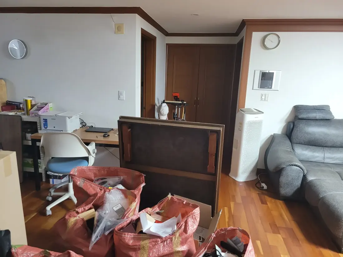 유품정리 예약 관련 정리 현장 사진