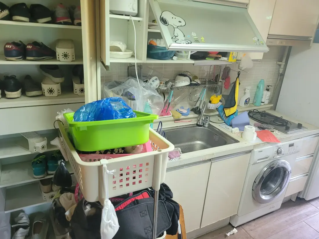 유품정리 폐기물처리 관련 정리 현장 사진